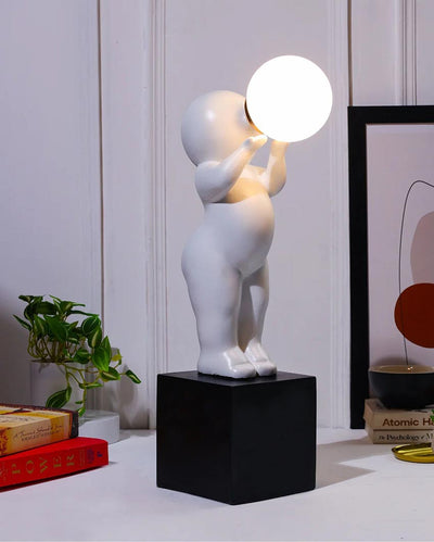 Sophisticated Elegant White Standing Angel Statue Lamp | 6 x 6 x 18 inches
