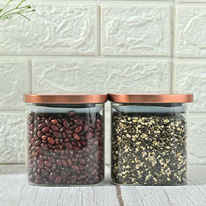 Grandy Borosilicate Glass Jar For Kitchen Storage | 750 ml