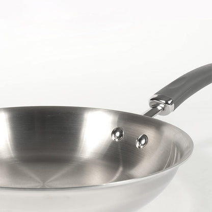 Trivantage Nickel Free Triply Cookware Open Frypan | 8 Inch, 9 Inch, 11 Inch 8 Inches