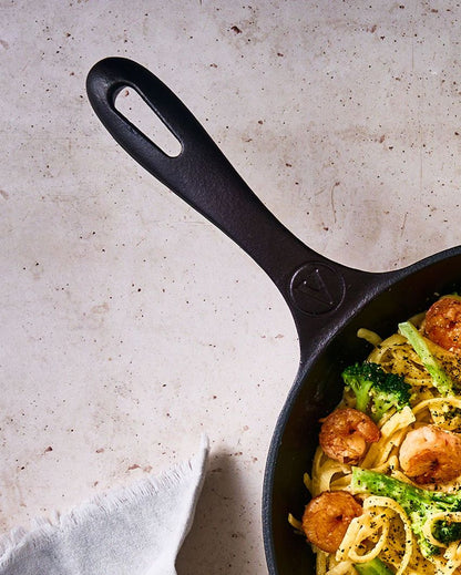 Pre-Seasoned Cast Iron Skillet | Safe For All Cooktops | 17 x 10 inches