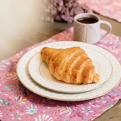 Pink Blooming Cotton Placemat | 19 x 13.2 Inches Default Title