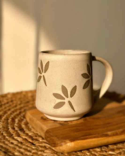 Flower Power Ceramic Stoneware Coffee Cup | 450ml