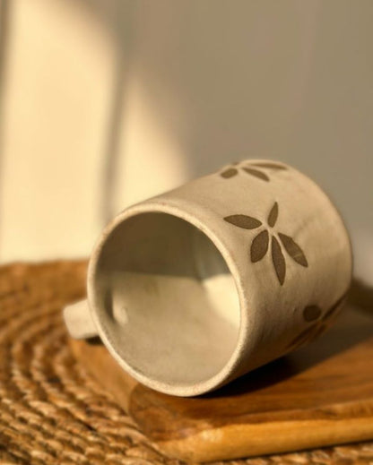 Flower Power Ceramic Stoneware Coffee Cup | 450ml