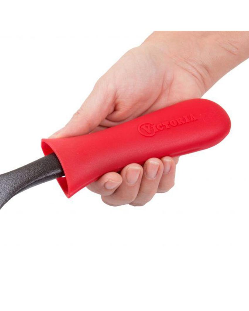 Red Silicone Skillets Handle Cover