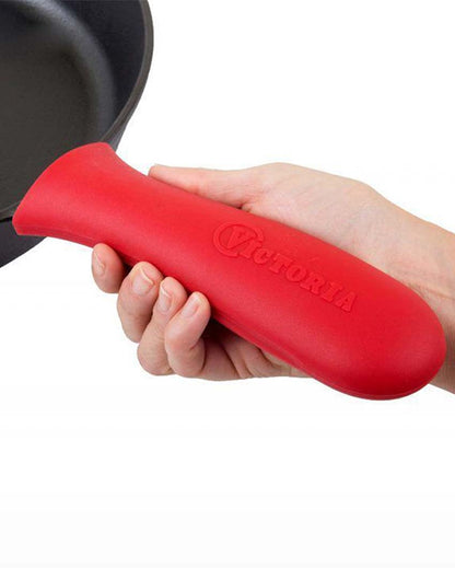 Red Silicone Skillets Handle Cover