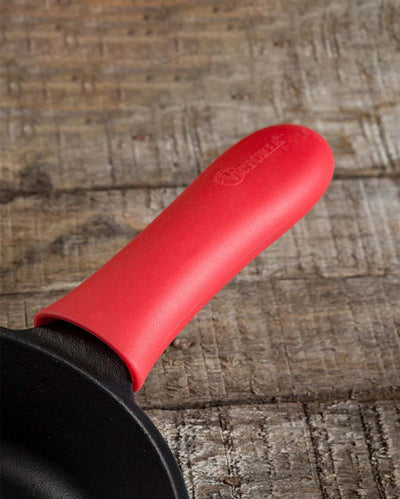 Red Silicone Skillets Handle Cover