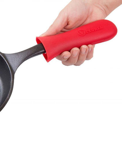 Red Silicone Skillets Handle Cover