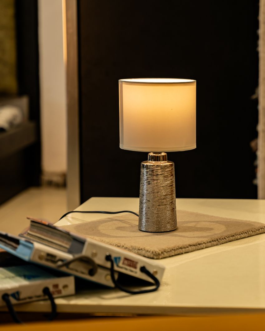 Versatile Matte Ceramic Table Lamp | 11 x 6 inches