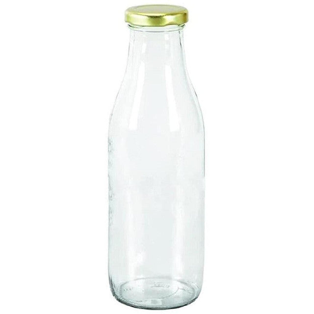 Medium Clear Glass Storage Jar for Beans and Dry Foods Food Grade Quality | 500 ML | 3 x 8 inches