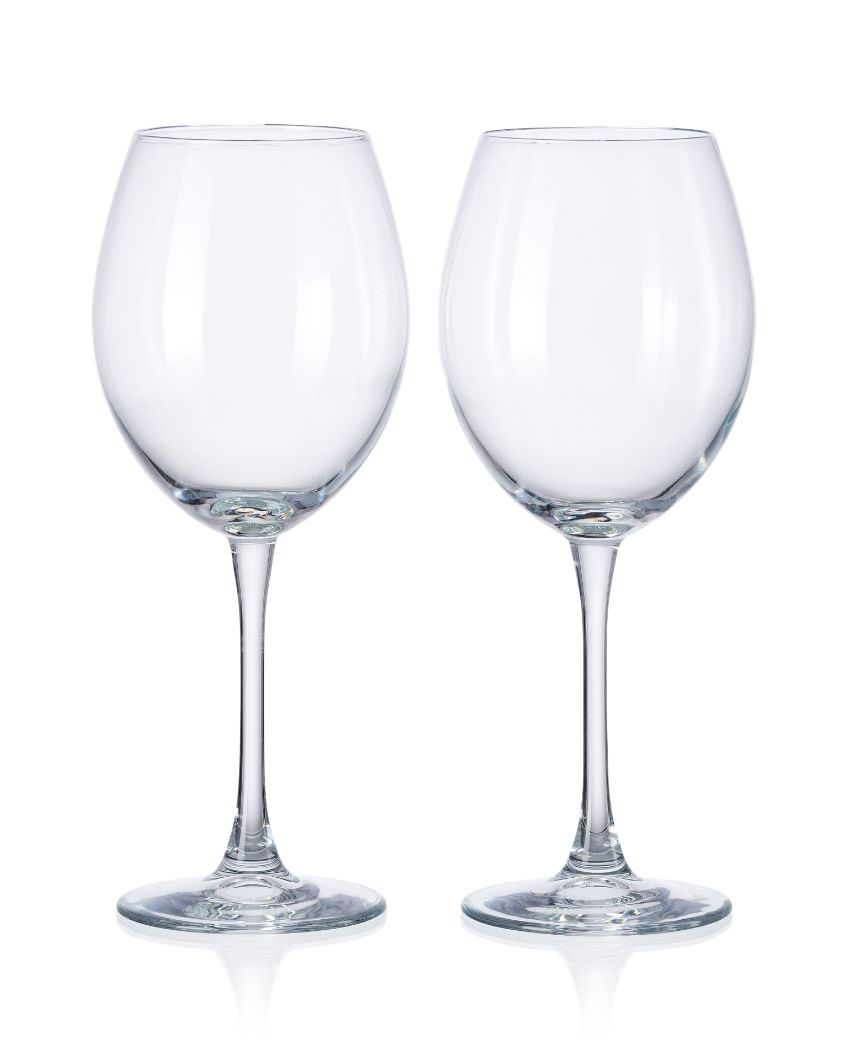 Enoteca Red Wine Stem Glasses | Set of 2 | 3 x 9 inches | 550ml