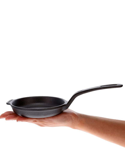 Pre-Seasoned Iron Frying Pan | Safe For All Cooktops | 10 x 5 inches