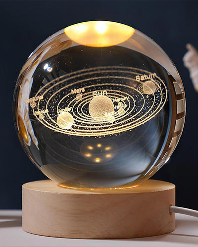 Galaxy Crystal Ball Night Lamp | 3 inches