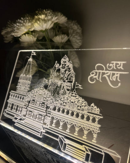 3D Ayodhya Ram Mandir Model Light