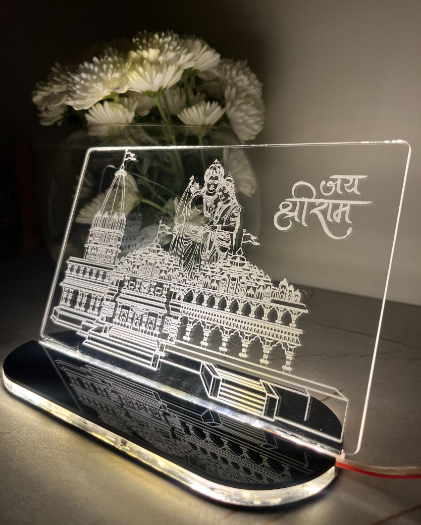 3D Ayodhya Ram Mandir Model Light