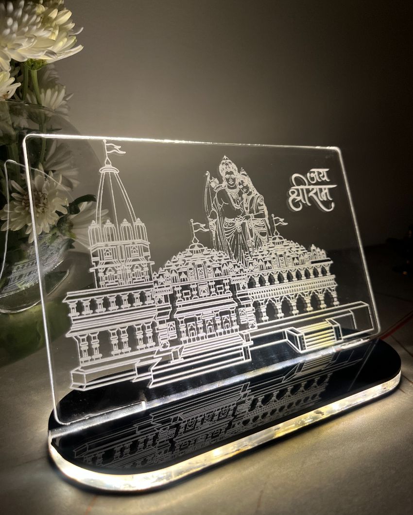 3D Ayodhya Ram Mandir Model Light