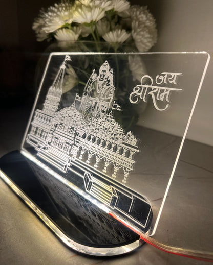 3D Ayodhya Ram Mandir Model Light