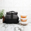 Glass Container Lunch Box | Set of 3 (1 Rectangle + 2 Round)