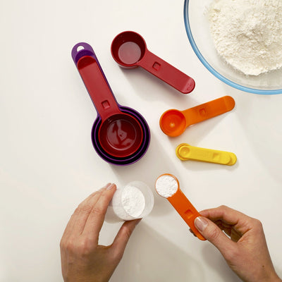 Nest Measures Multicolour Measuring Cups and Spoon Default Title