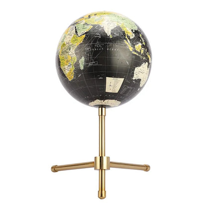 Decorative Iron Tilted Globe | Multiple Colors