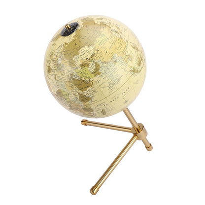 Decorative Iron Tilted Globe | Multiple Colors