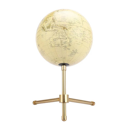 Decorative Iron Tilted Globe | Multiple Colors