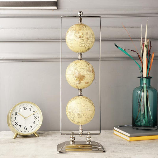 Triple Vertical Globe Stand | Multiple Colors