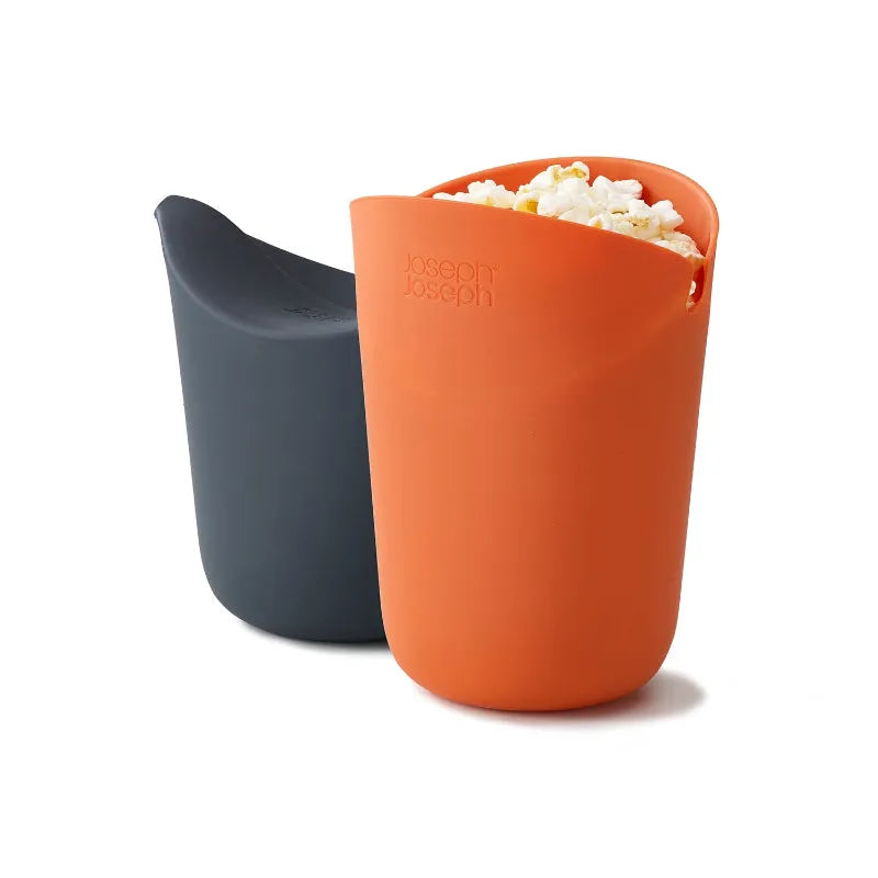 M-Cuisine Single Serve  Heat Resistant Silicone Popcorn Maker | Set of 2 Default Title