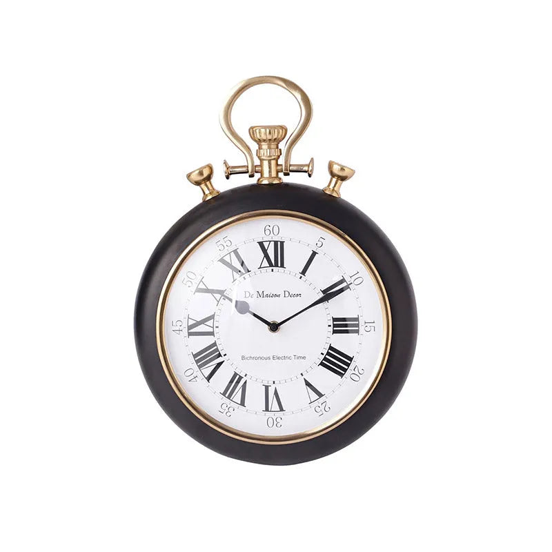 Sullivan Gold & Black Wall Clock Default Title