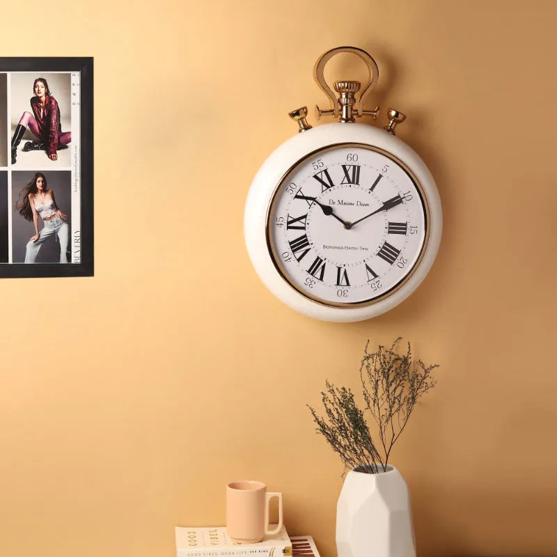 Classic Wall Clock For Wall White