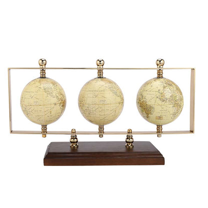 Triple Horizontal Globe Stand | Multiple Colors