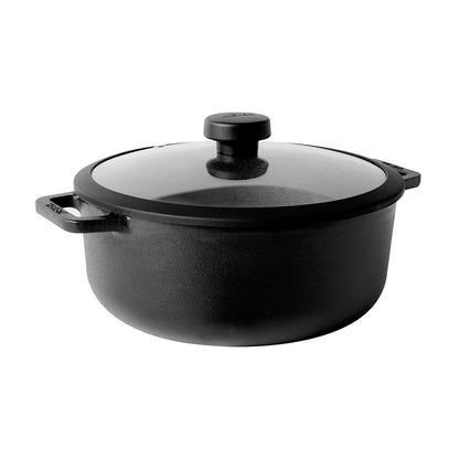 Dutch Oven/Sauteuse With Glass Lid | 8 Inch, 9 Inch, 10 Inch 9 Inches
