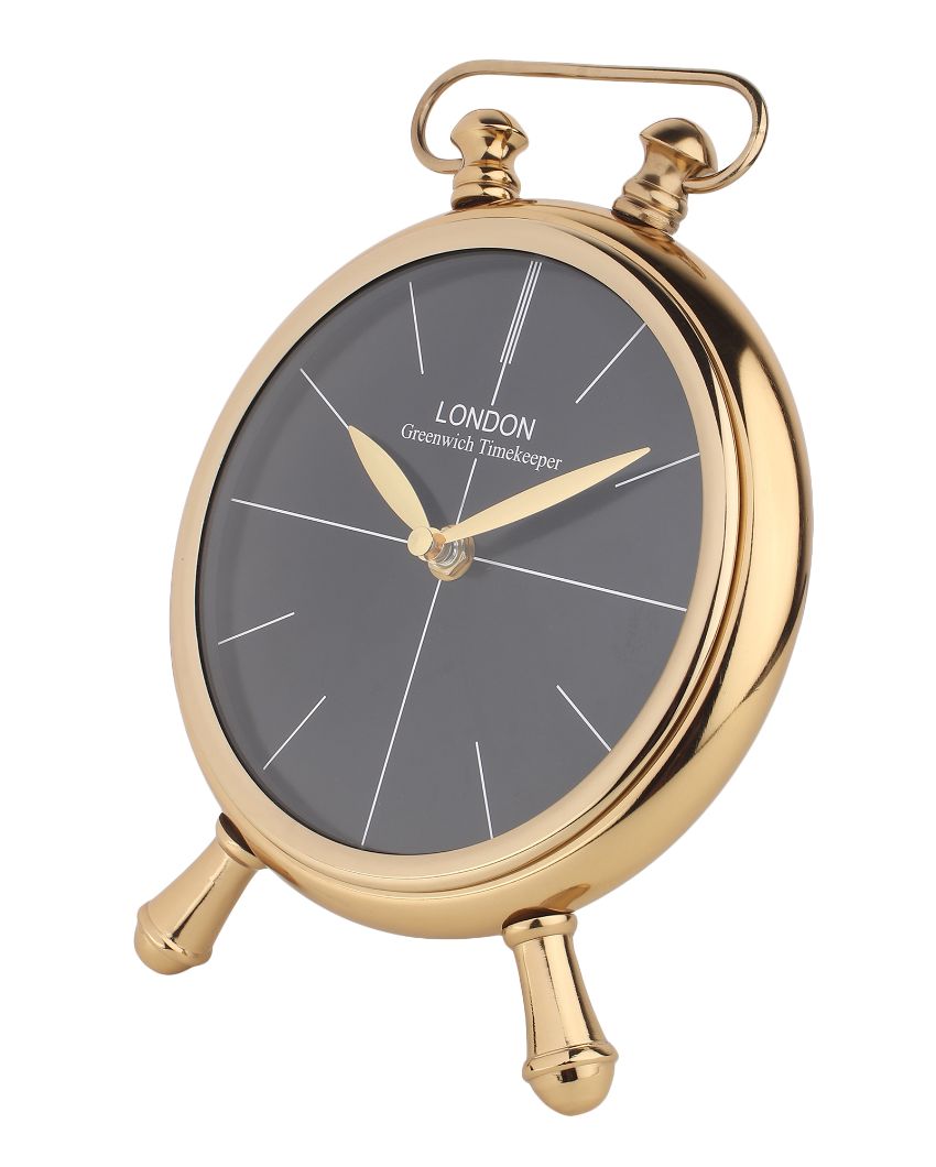 Essence Aluminum Desk Timepiece Gold