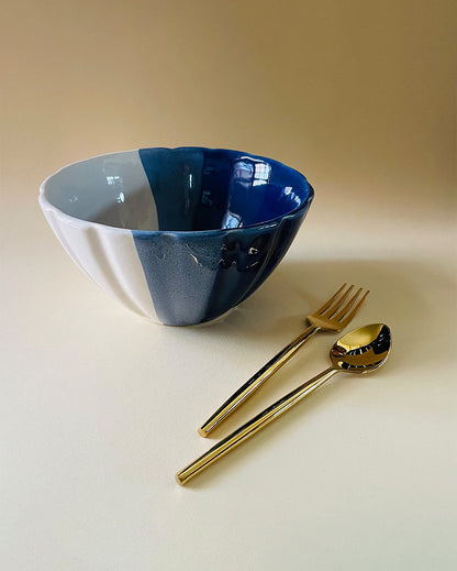 Calista Elegant Serving Bowl | 7 x 3.5 inches | Spoons not Included