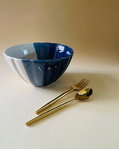 Calista Elegant Serving Bowl | 7 x 3.5 inches | Spoons not Included