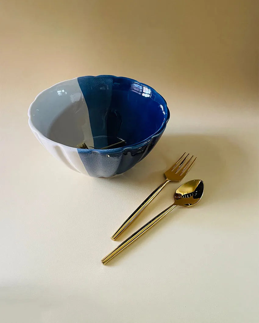 Calista Elegant Serving Bowl | 7 x 3.5 inches | Spoons not Included