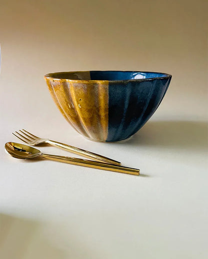 Cliantha Ceramic Serving Bowl | 7 x 3.5 inches | Spoons not Included