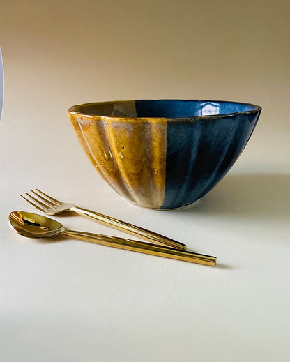 Cliantha Ceramic Serving Bowl | 7 x 3.5 inches | Spoons not Included