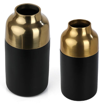 Cylindrical Deidra Wood Vase Set | Multiple Colors