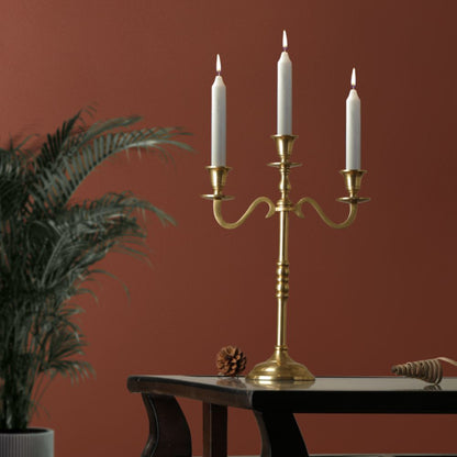 Olen 3 Light Candle Holder | Multiple Colors Gold