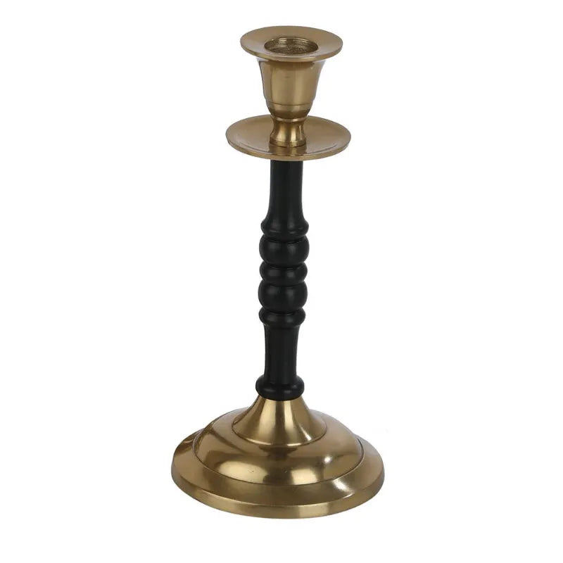 Olen Small Candle Holder | Multiple Colors Black