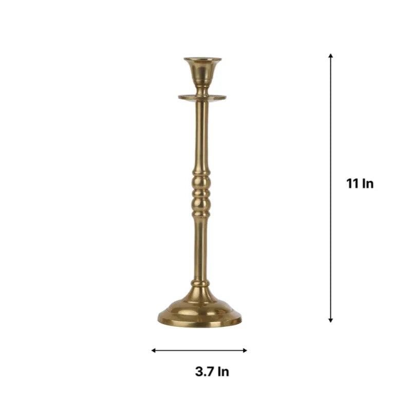 Olen Large Candle Holder | Multiple Colors Gold