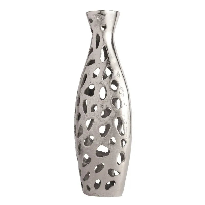 Sophia Floral Vase | 12 Inch | Multiple Colors Silver