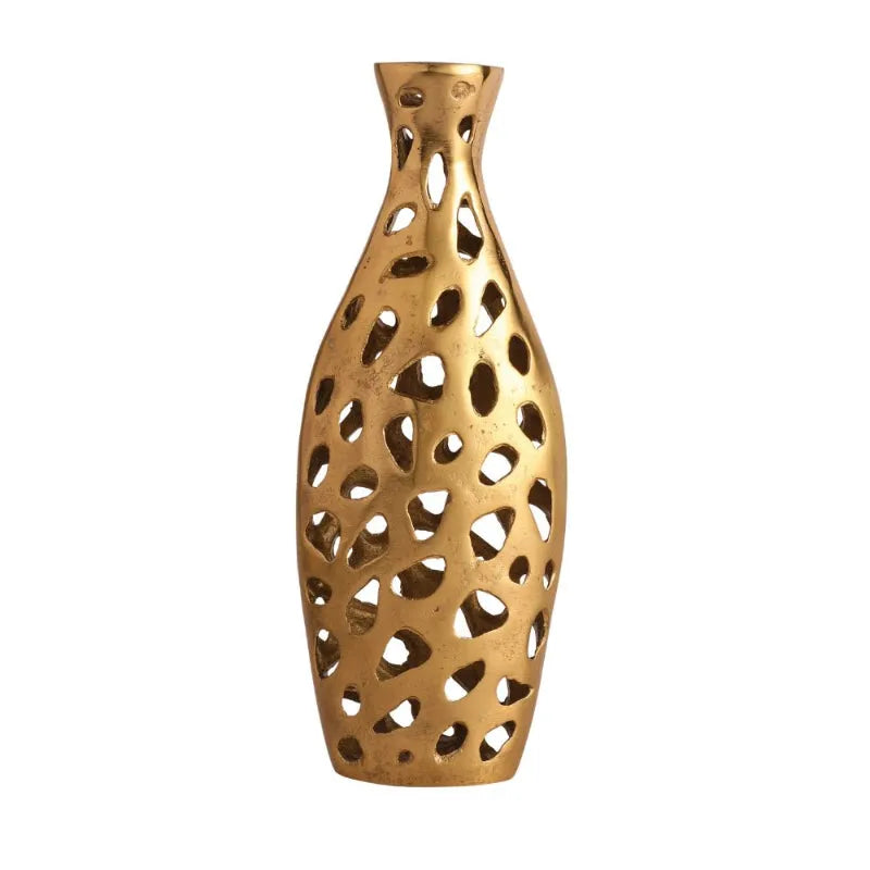 Sophia Floral Vase | 12 Inch | Multiple Colors Gold