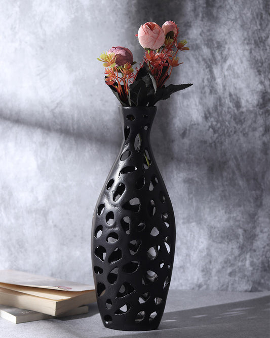 Premium Sophia Floral Aluminum Vase | 4x12 inches