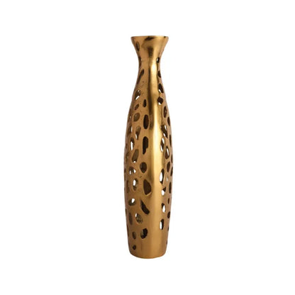 Sophia Floral Vase | 15.5 Inch | Multiple Colors Gold