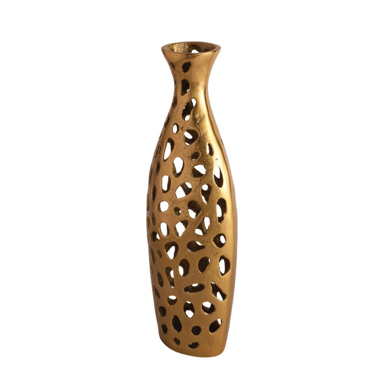 Sophia Floral Vase | 15.5 Inch | Multiple Colors Gold