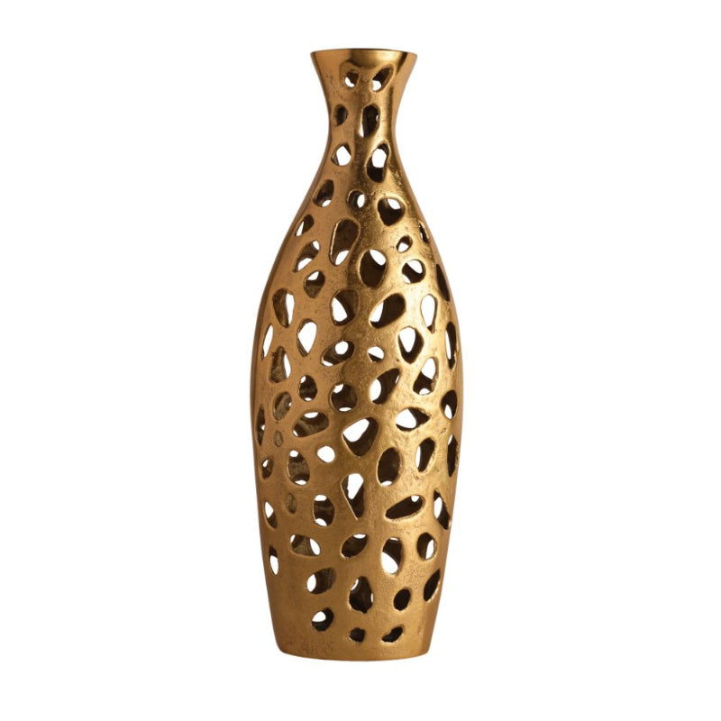 Sophia Floral Vase | 15.5 Inch | Multiple Colors Gold