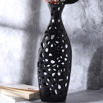 Dynamic Sophia Floral Aluminum Vase | 4 x 12 inches