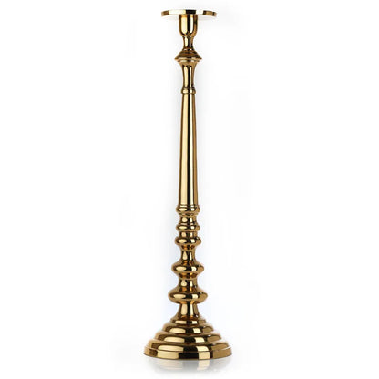 Olivia Pillar Oversize Candle Holder Gold Default Title