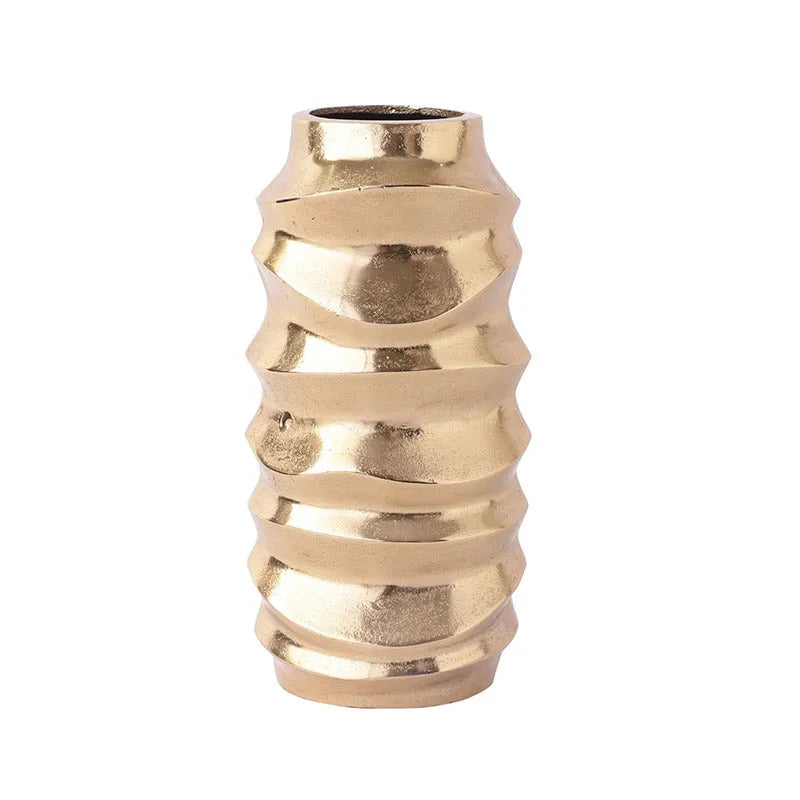 Mila Wave Vase | Multiple Colors Gold